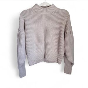 H&M Women's Cowl Neck Sweater - Light Gray